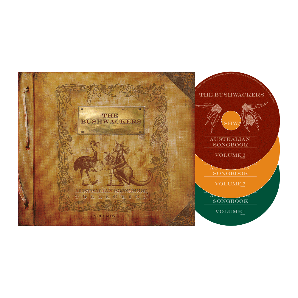 The-Bushwackers-Australian-Songbook-Collection-Volumes-1-2-3-Album-CDs